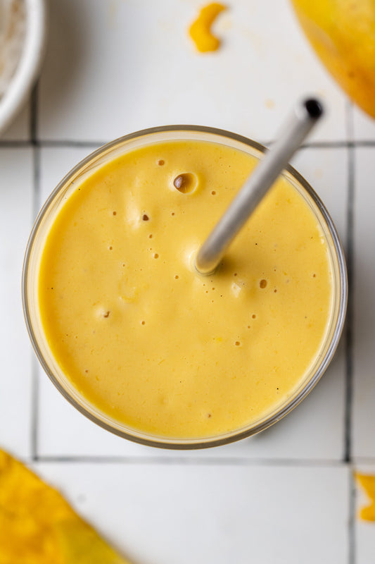 Vegan Mango Coconut Milk Shake