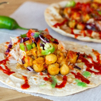 3 Soft Roti Tacos